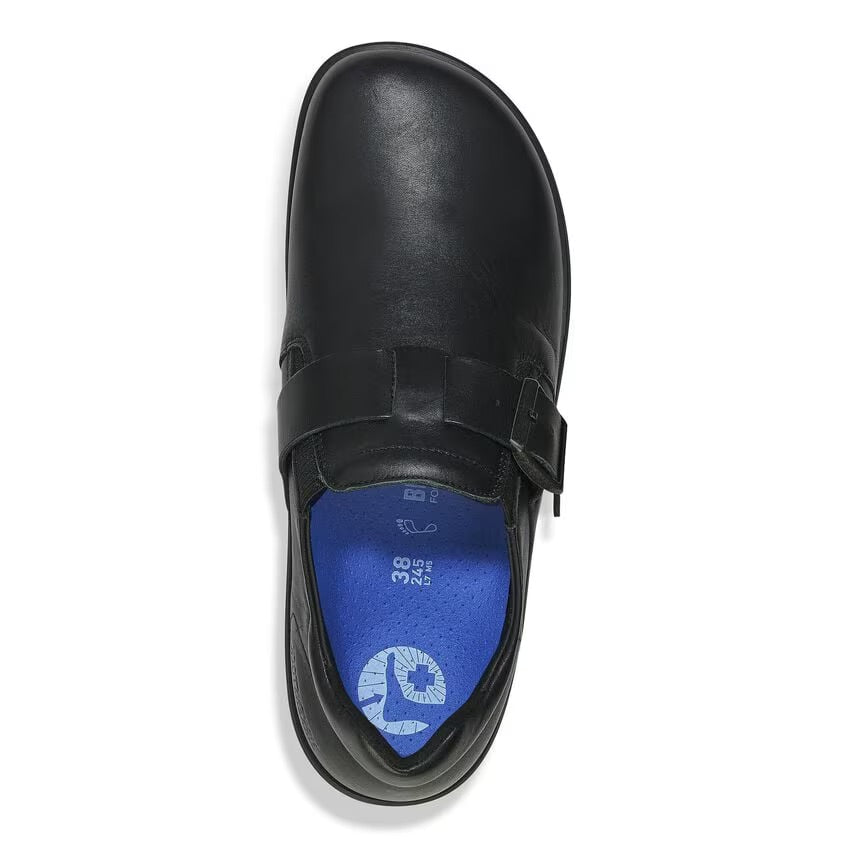 Birkenstock CARIS PRO 1027414 Noir | Cuir Largeur Régulière Antidérapant - Dealorys