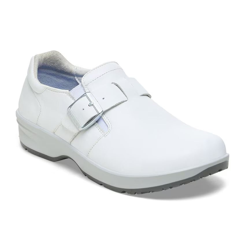 Birkenstock CARIS PRO 1027415 Blanc | Cuir Largeur Régulière Antidérapant - Dealorys