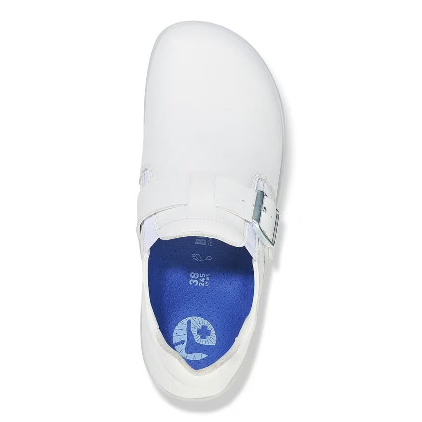 Birkenstock CARIS PRO 1027415 Blanc | Cuir Largeur Régulière Antidérapant - Dealorys