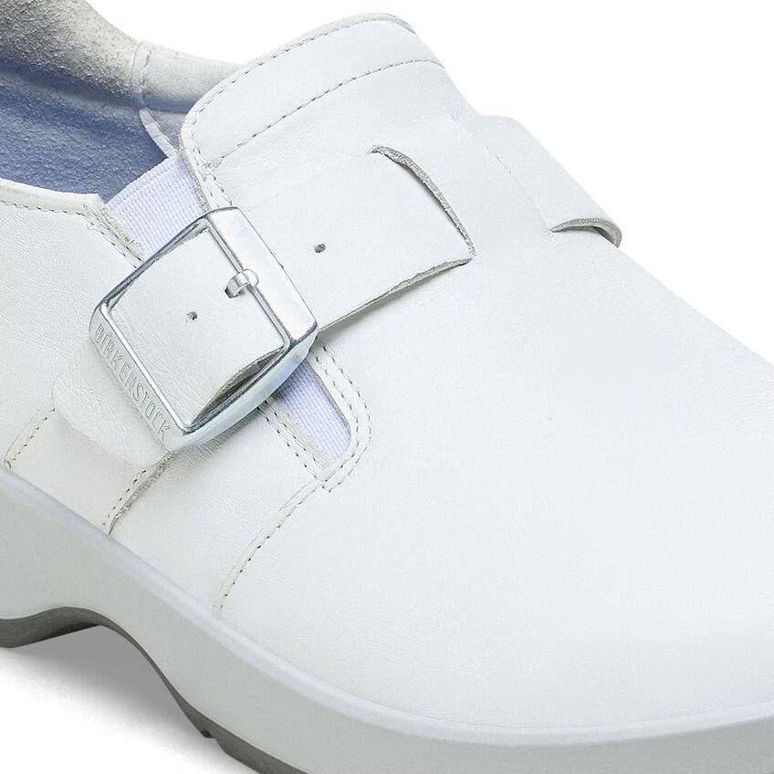Birkenstock CARIS PRO 1027415 Blanc | Cuir Largeur Régulière Antidérapant - Dealorys
