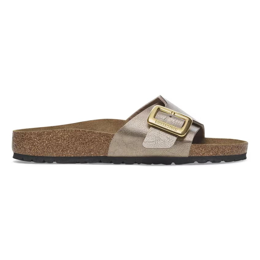 Birkenstock Catalina Luxe Buckle 1029416 Graceful Taupe | Birko-Flor Largeur Étroite - Dealorys