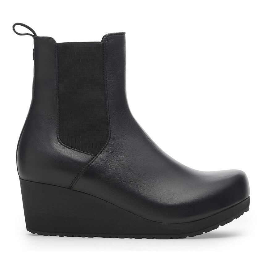 Birkenstock EBBA Slip On 1028404 Noir | Cuir Largeur Étroite - Dealorys