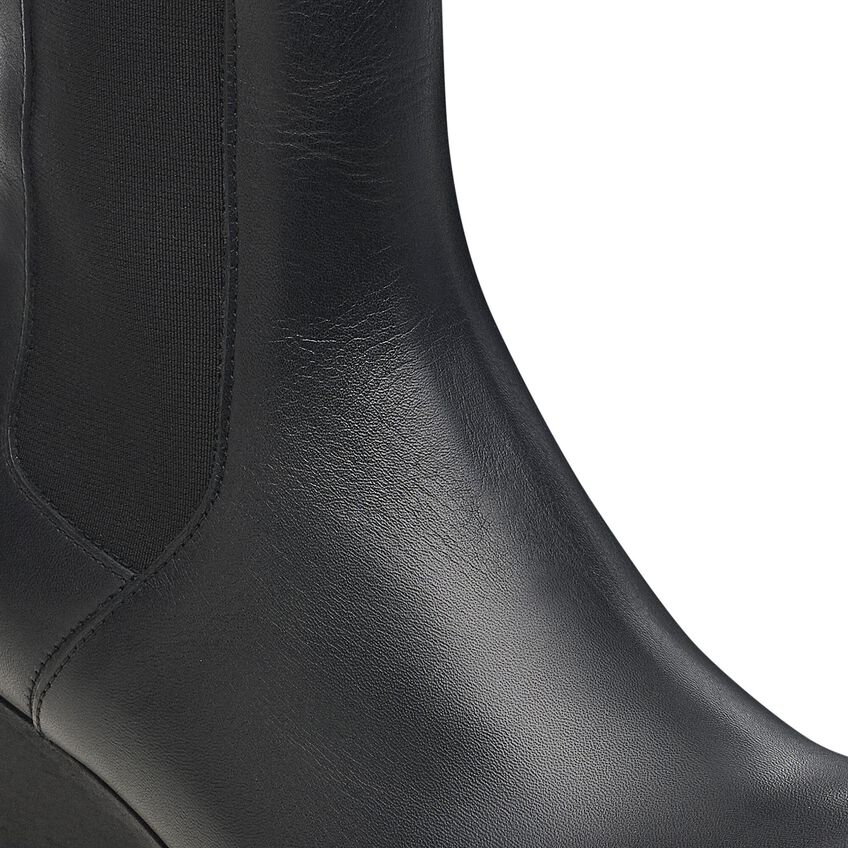 Birkenstock EBBA Slip On 1028404 Noir | Cuir Largeur Étroite - Dealorys