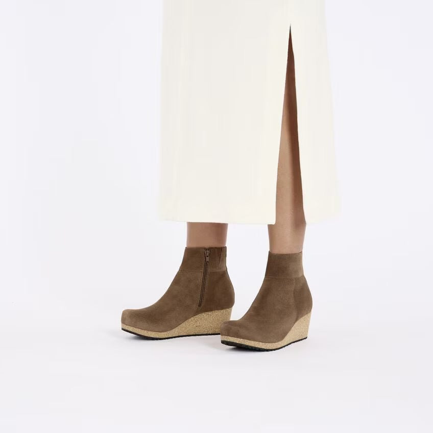 Birkenstock EBBA 1028399 Dark Tea | Suède Largeur Étroite - Dealorys