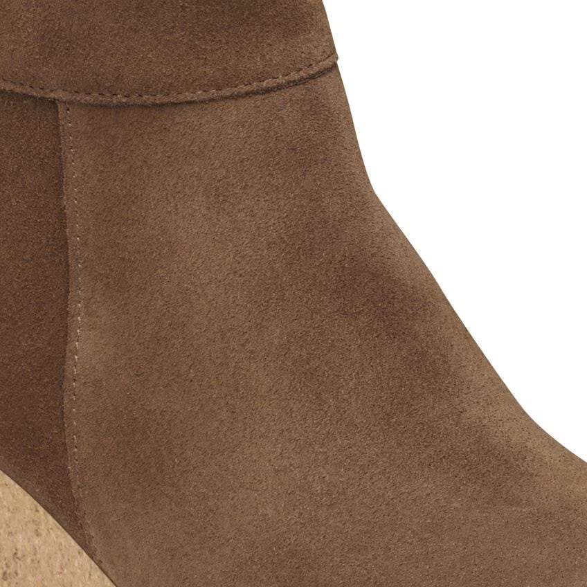 Birkenstock EBBA 1028399 Dark Tea | Suède Largeur Étroite - Dealorys