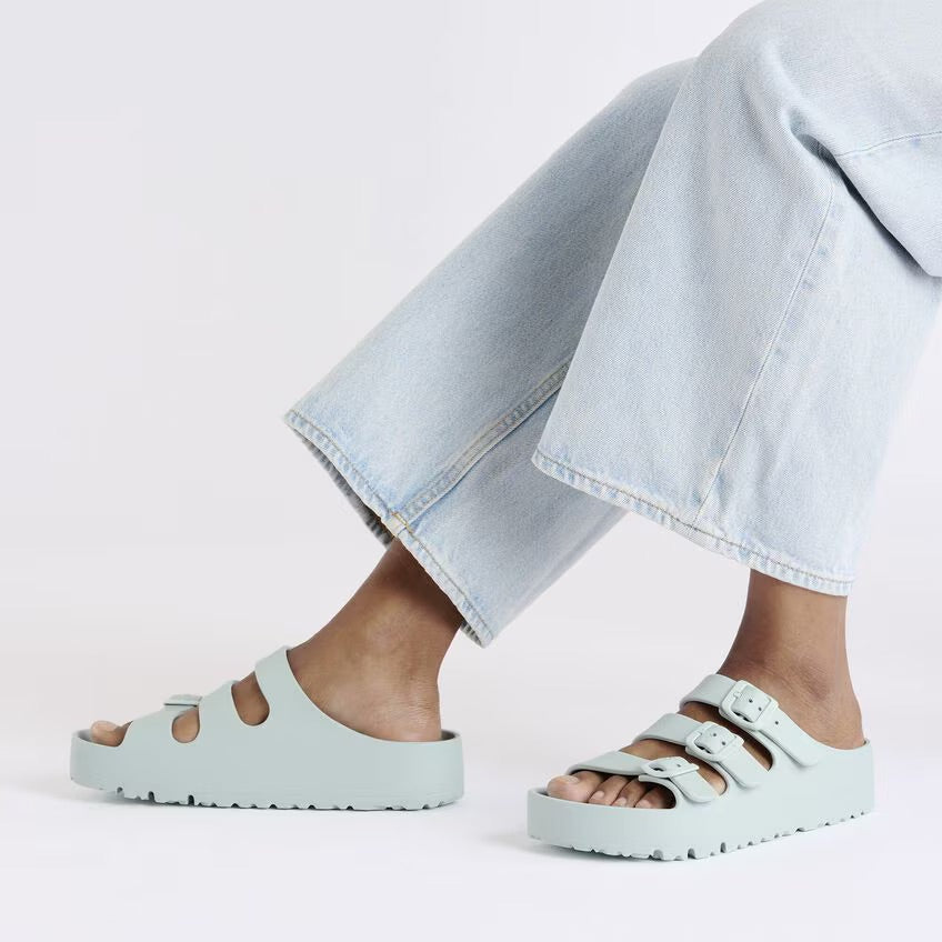 Birkenstock FLORIDA III PLATFORM EVA 1029736 Surf Green | EVA Largeur Étroite - Dealorys