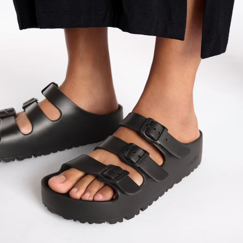 Birkenstock FLORIDA III PLATFORM EVA 1029738 Noir | EVA Largeur Étroite - Dealorys