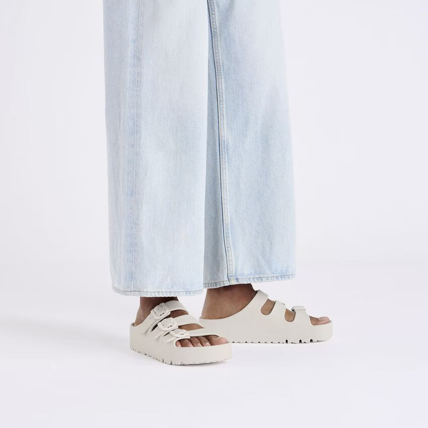 Birkenstock FLORIDA III PLATFORM EVA 1029770 Eggshell | EVA Largeur Étroite - Dealorys