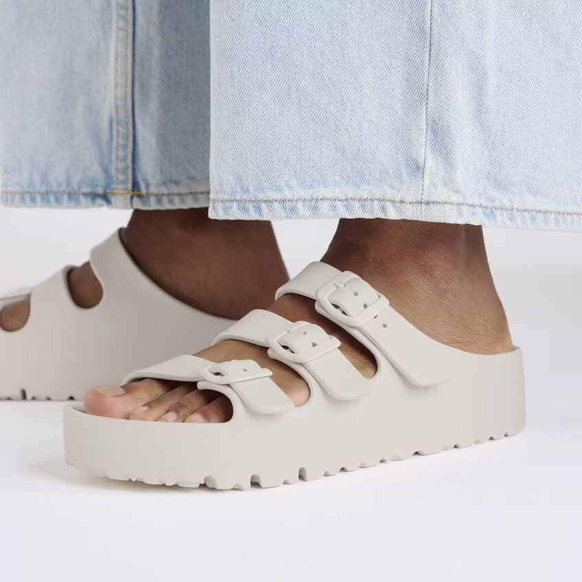 Birkenstock FLORIDA III PLATFORM EVA 1029770 Eggshell | EVA Largeur Étroite - Dealorys