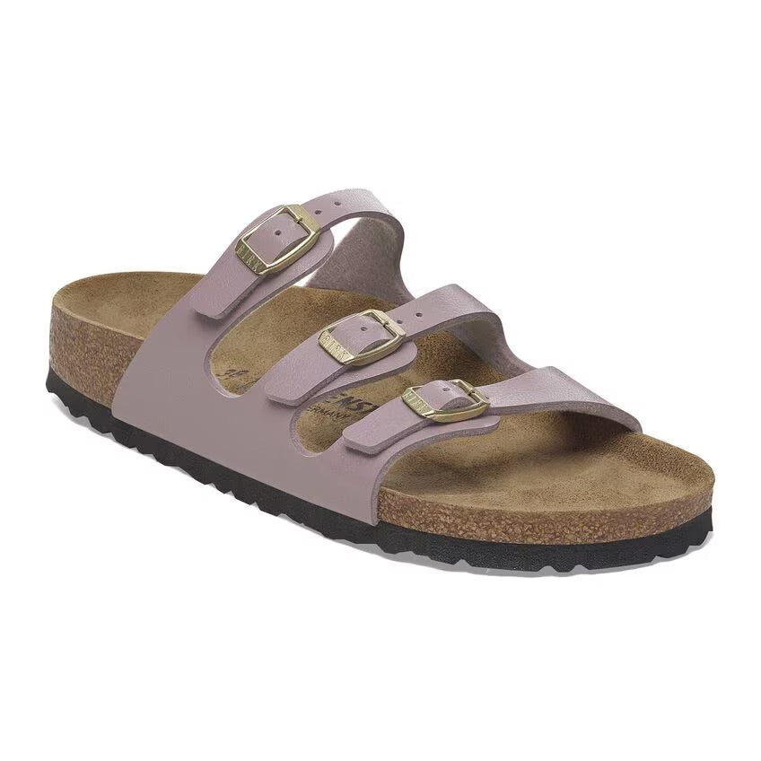 Birkenstock FLORIDA 1029830 Graceful Faded Purple | Birko-Flor Largeur Régulière - Dealorys