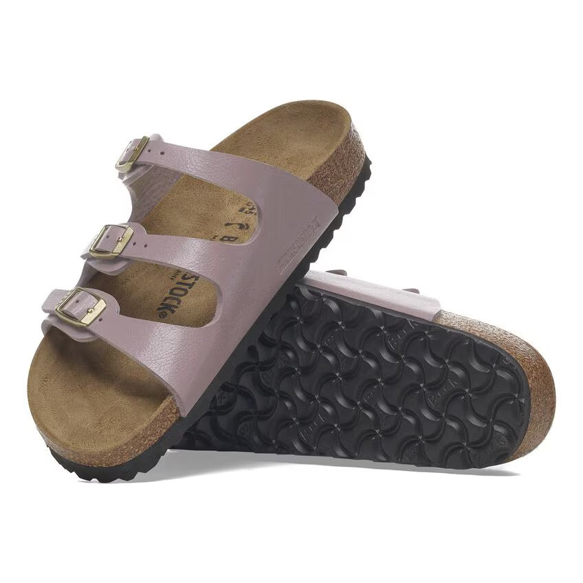 Birkenstock FLORIDA 1029830 Graceful Faded Purple | Birko-Flor Largeur Régulière - Dealorys