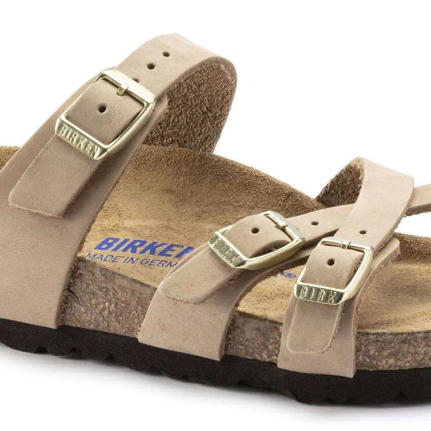 Birkenstock FRANCA SOFT 1022956 Sandcastle | Nubuck Largeur Régulière - Dealorys