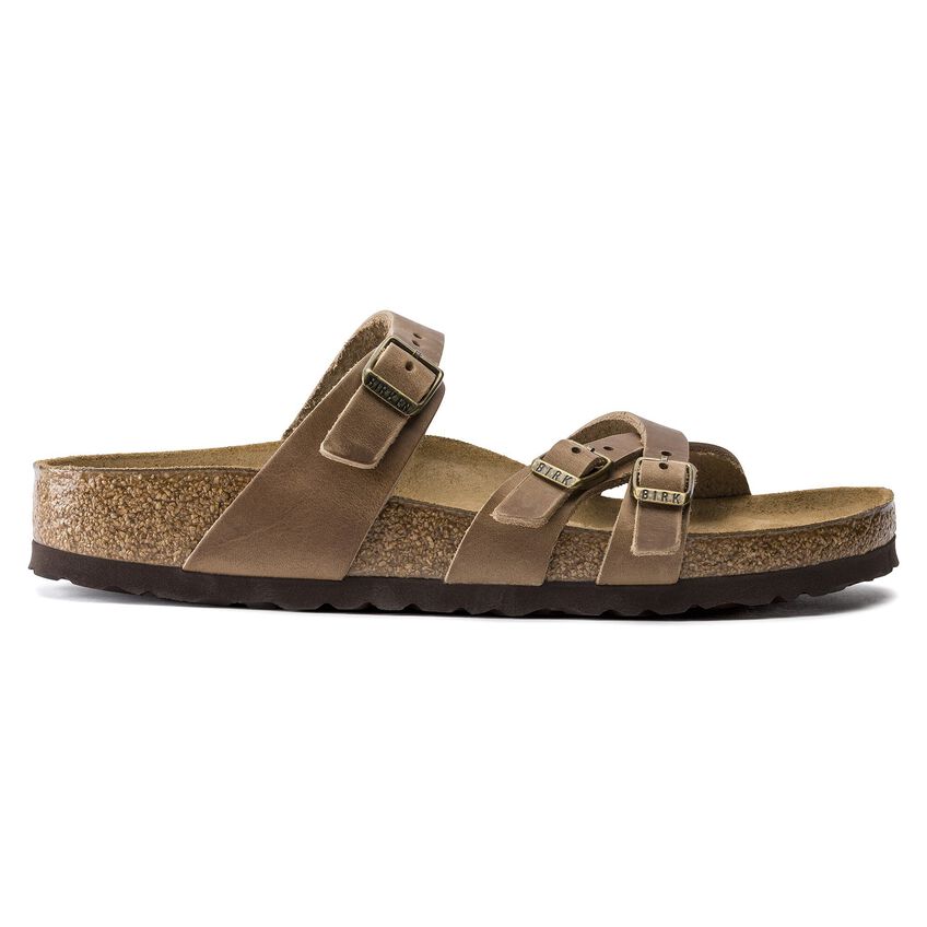 Birkenstock FRANCA 1015930 Tobacco | Cuir Largeur Régulière - Dealorys