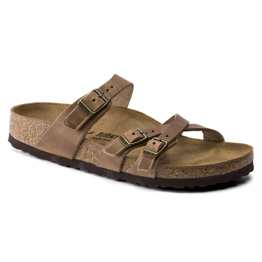 Birkenstock FRANCA 1015930 Tobacco | Cuir Largeur Régulière - Dealorys