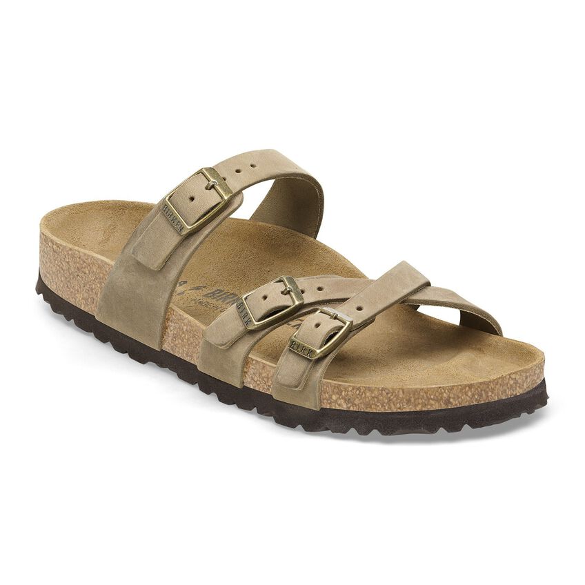 Birkenstock FRANCA 1015930 Tobacco | Cuir Largeur Régulière - Dealorys