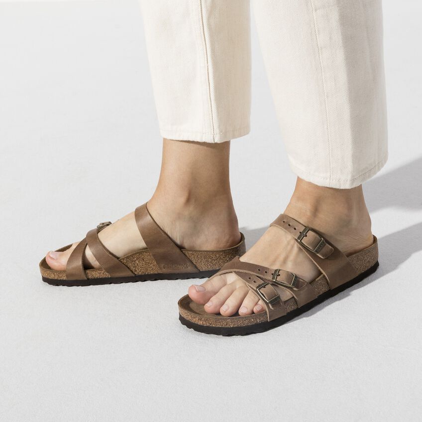 Birkenstock FRANCA 1015930 Tobacco | Cuir Largeur Régulière - Dealorys