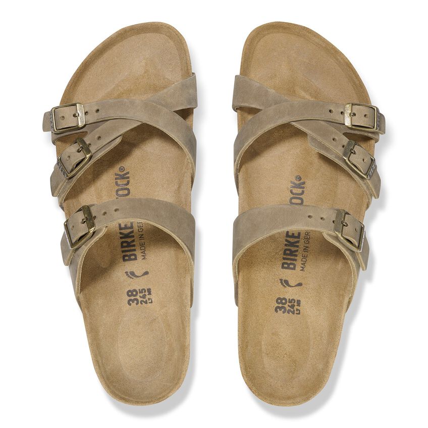 Birkenstock FRANCA 1015930 Tobacco | Cuir Largeur Régulière - Dealorys