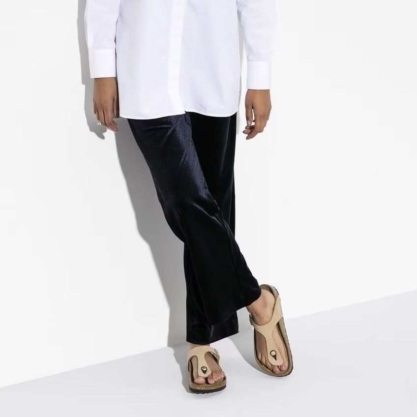 Birkenstock GIZEH SOFT 1018999 Sandcastle | Nubuck Largeur Régulière - Dealorys