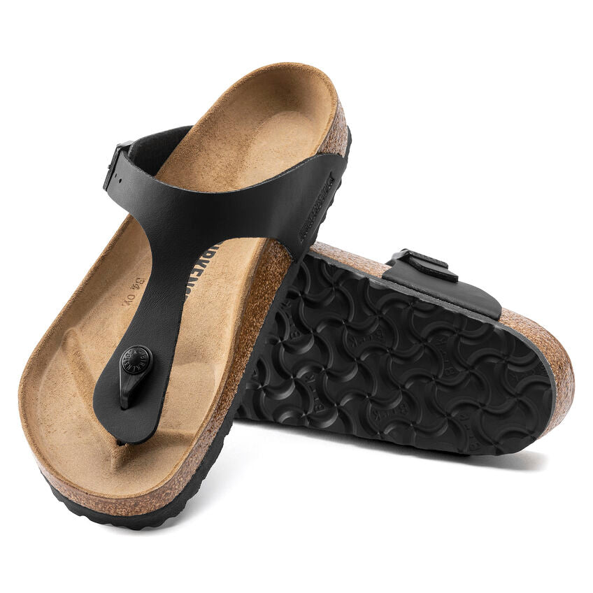 Birkenstock GIZEH 043693 Noir Largeur Étroite - Dealorys