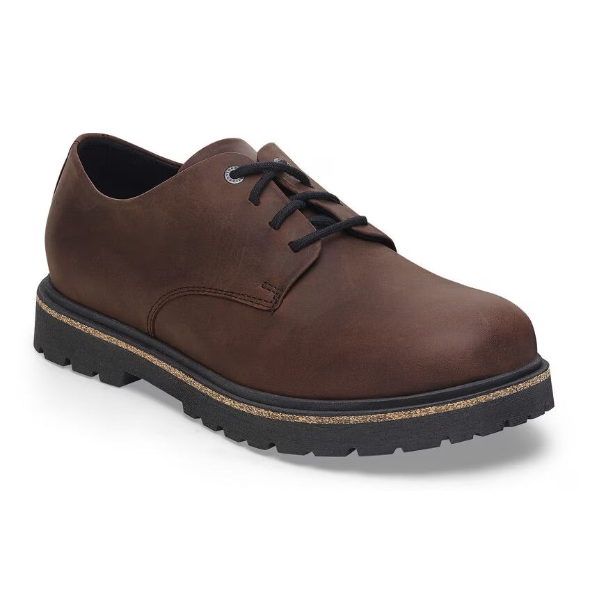 Birkenstock HIGHWOOD LOW LACE 1028093 Habana | Cuir Largeur Régulière - Dealorys