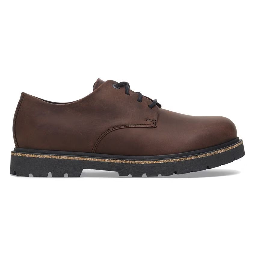 Birkenstock HIGHWOOD LOW LACE 1028093 Habana | Cuir Largeur Régulière - Dealorys