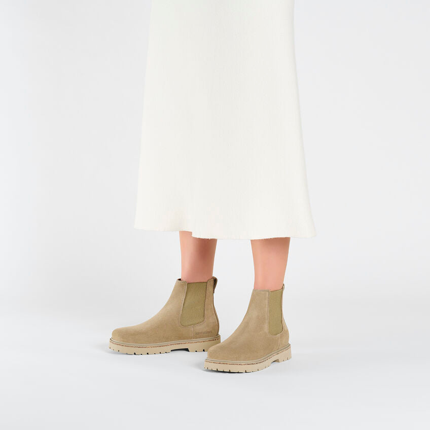 Birkenstock HIGHWOOD 1025759 Taupe | Suède Largeur Régulière - Dealorys