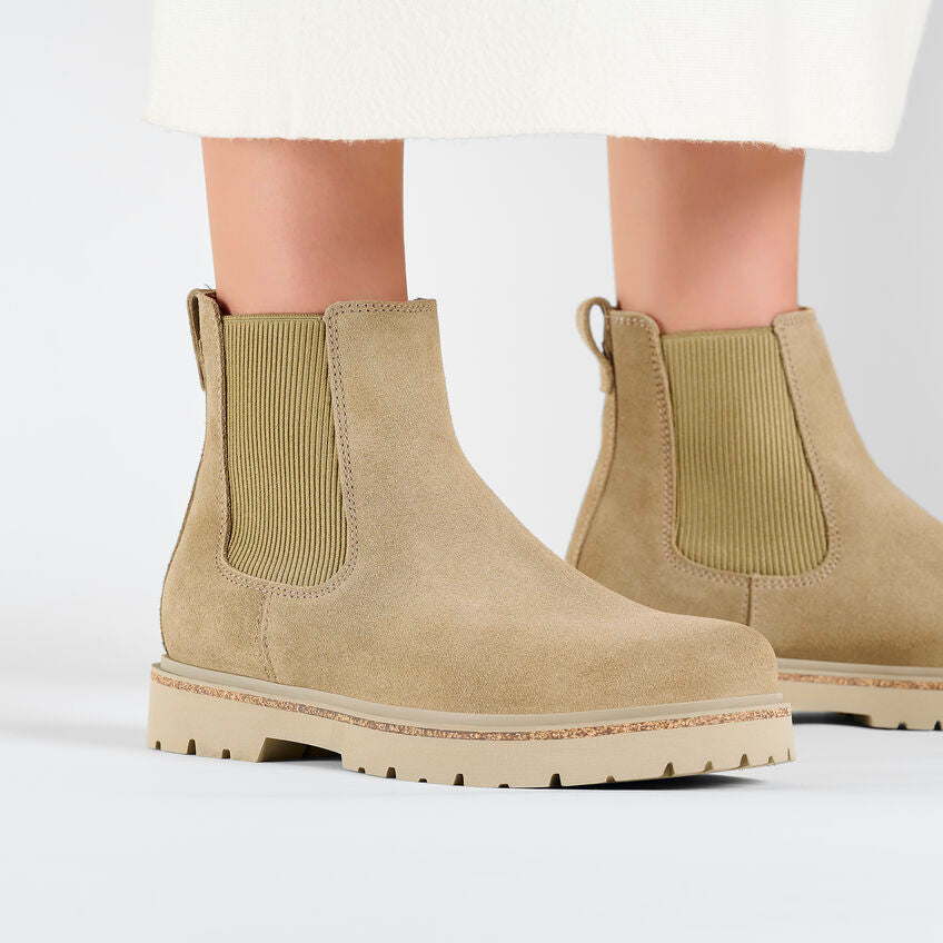 Birkenstock HIGHWOOD 1025759 Taupe | Suède Largeur Régulière - Dealorys