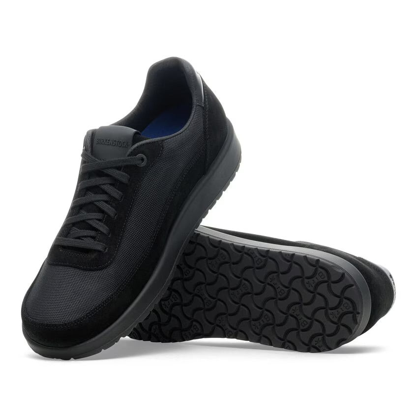 Birkenstock HONNEF CITY 1030107 Triple Black | Suède/Textile Largeur Régulière - Dealorys