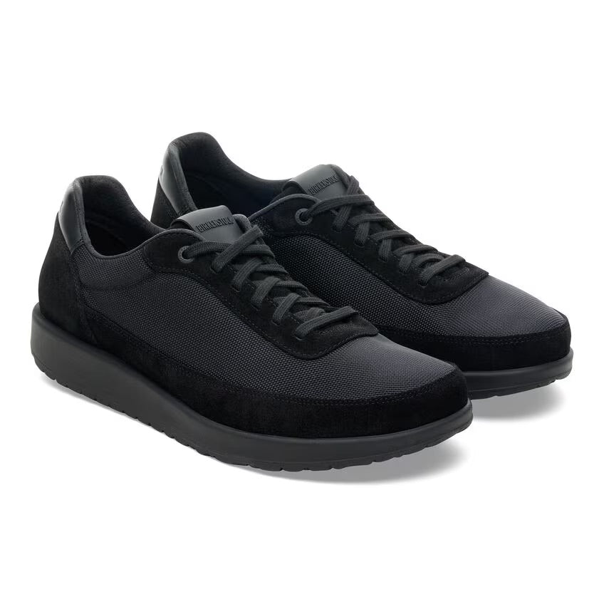 Birkenstock HONNEF CITY 1030107 Triple Black | Suède/Textile Largeur Régulière - Dealorys