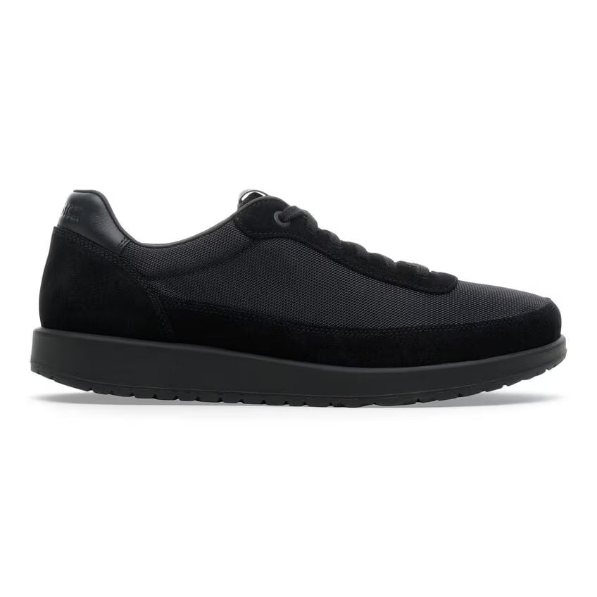 Birkenstock HONNEF CITY 1030107 Triple Black | Suède/Textile Largeur Régulière - Dealorys