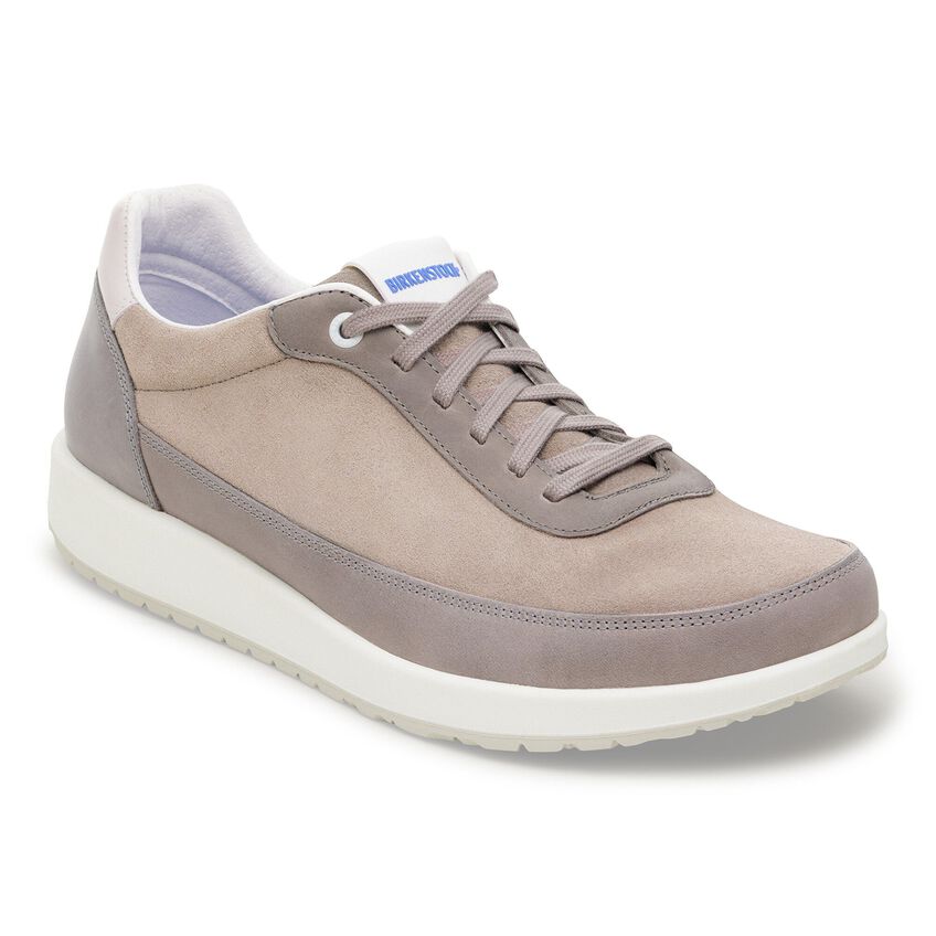 Birkenstock HONNEF CITY 1030126 Stone Coin | Suède/Cuir Largeur Régulière - Dealorys