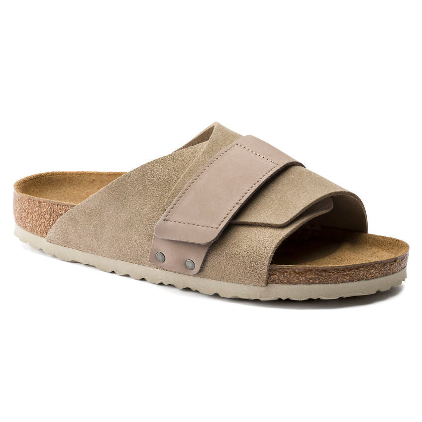 Birkenstock KYOTO 1015573 Taupe | Nubuck/Suède Largeur Étroite - Dealorys