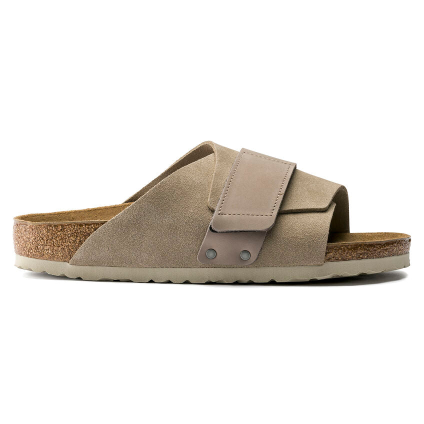 Birkenstock KYOTO 1015573 Taupe | Nubuck/Suède Largeur Étroite - Dealorys