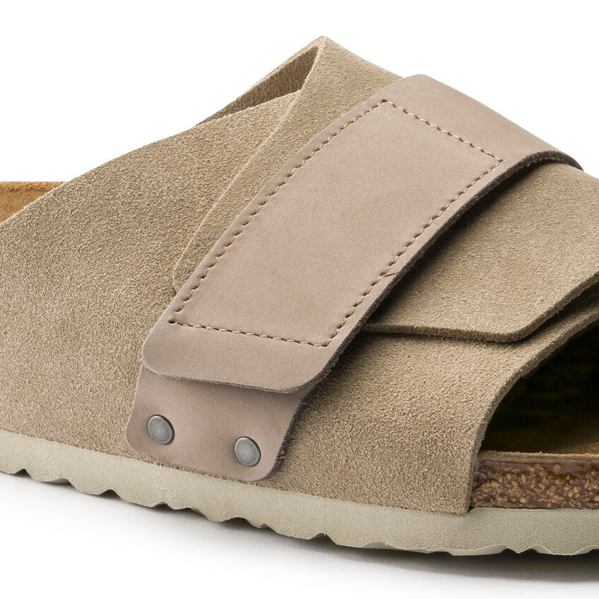 Birkenstock KYOTO 1015573 Taupe | Nubuck/Suède Largeur Étroite - Dealorys