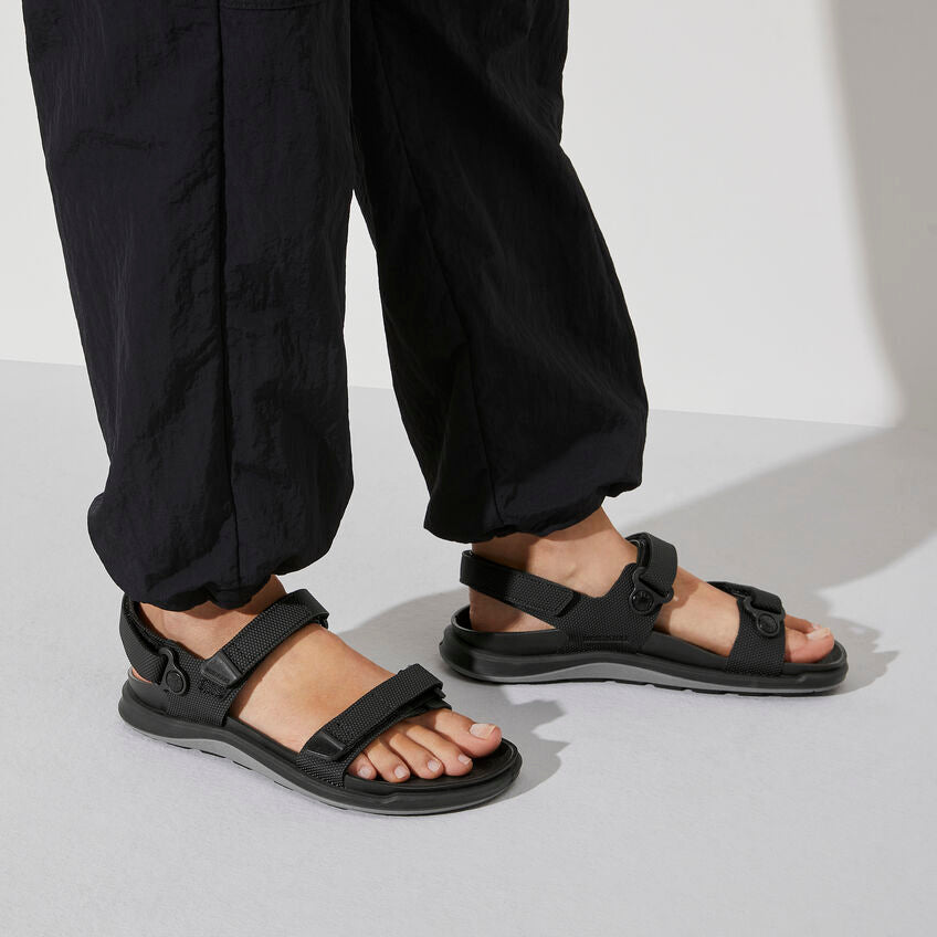 Birkenstock Kalahari CE 1019153 Futura Black | Birko-Flor Largeur Régulière - Dealorys