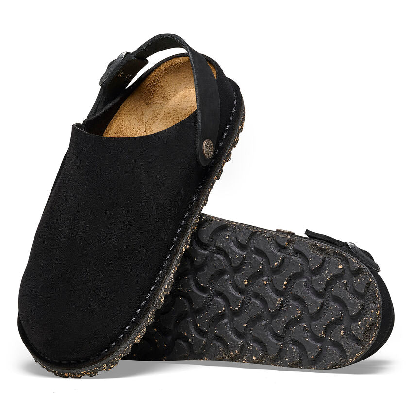Birkenstock LUTRY 365 1025356 Noir | Suède Largeur Étroite - Dealorys