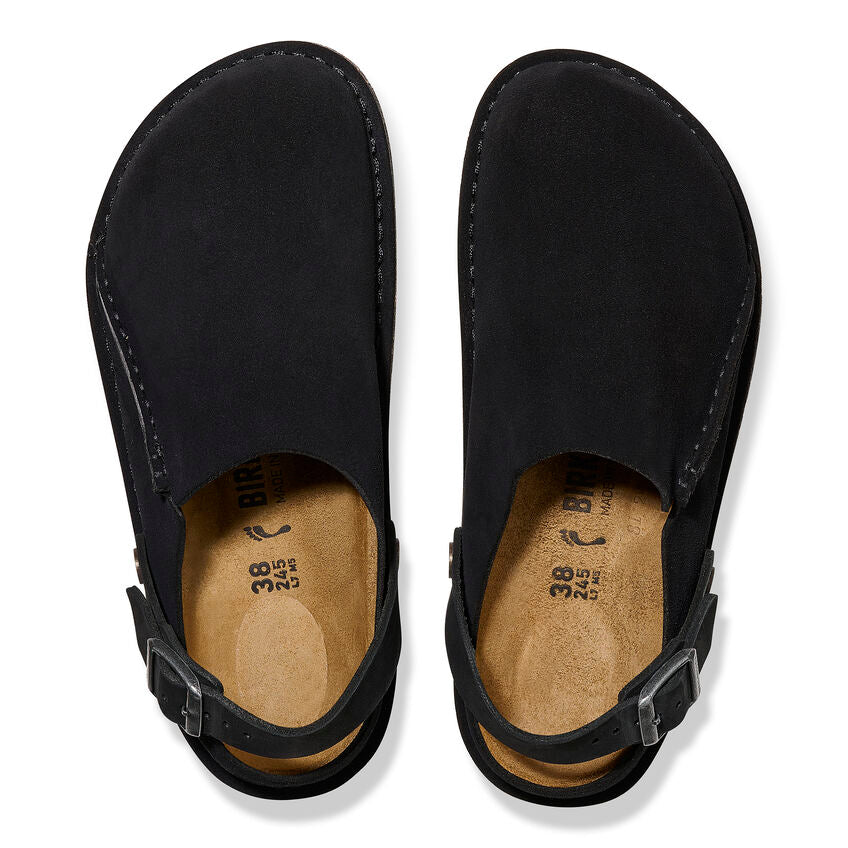 Birkenstock LUTRY 365 1025356 Noir | Suède Largeur Étroite - Dealorys