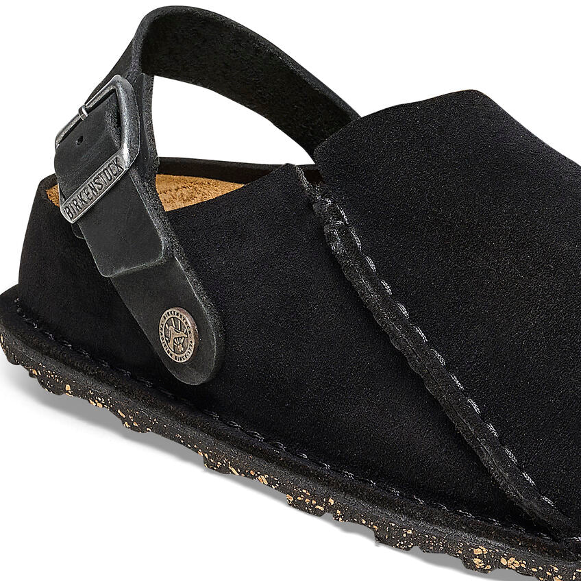 Birkenstock LUTRY 365 1025356 Noir | Suède Largeur Étroite - Dealorys