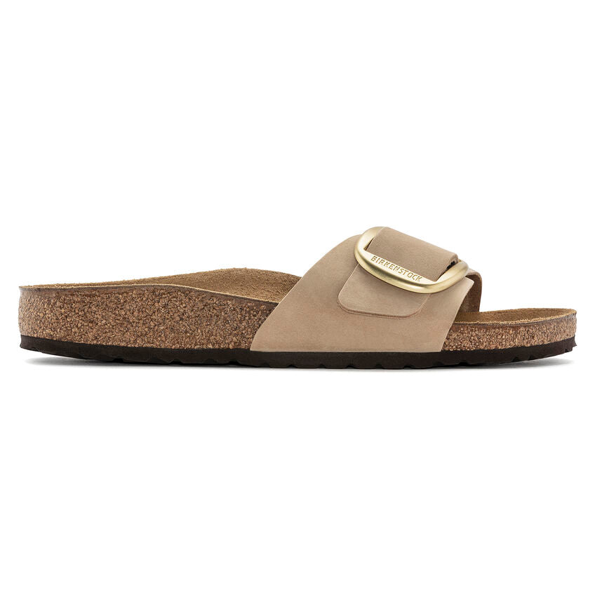 Birkenstock MADRID BIG BUCKLE 1024009 Sandcastle | Nubuck Largeur Étroite - Dealorys