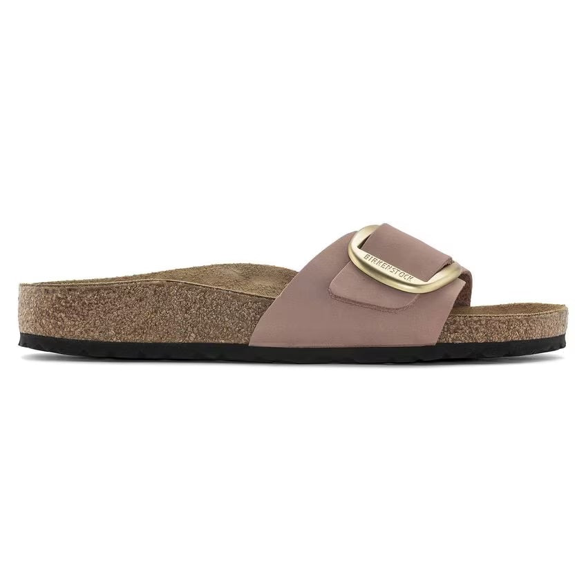 Birkenstock MADRID BIG BUCKLE 1024039 Old Rose | Nubuck Largeur Étroite - Dealorys