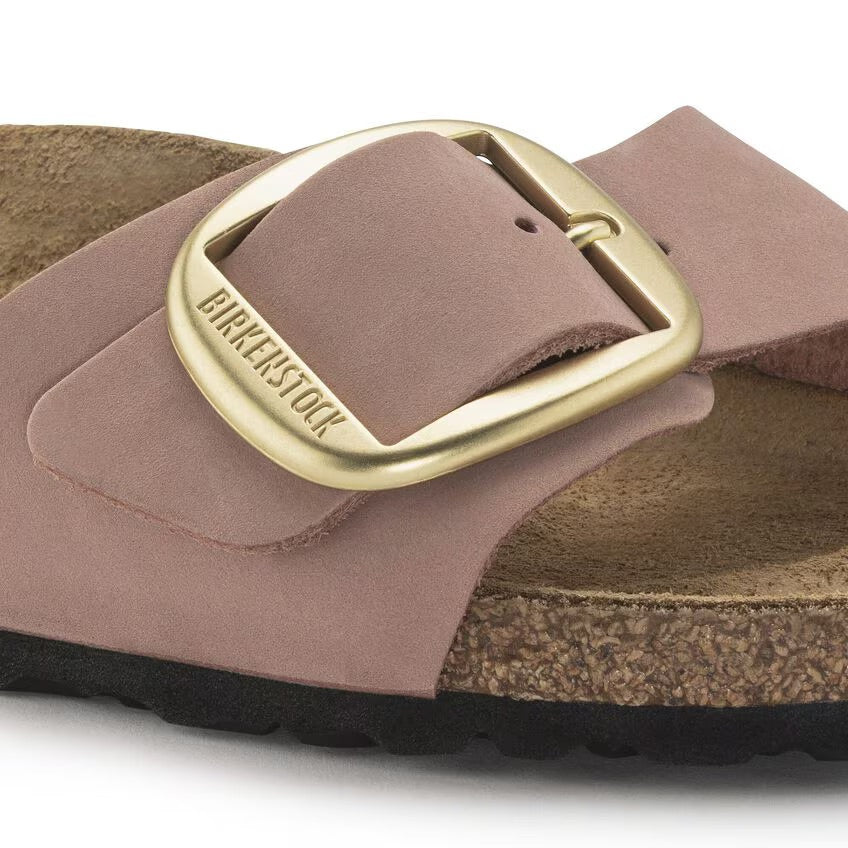 Birkenstock MADRID BIG BUCKLE 1024039 Old Rose | Nubuck Largeur Étroite - Dealorys
