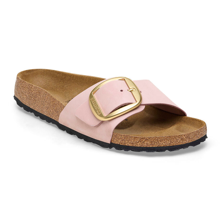 Birkenstock MADRID BIG BUCKLE 1027056 Soft Pink | Nubuck Largeur Étroite - Dealorys