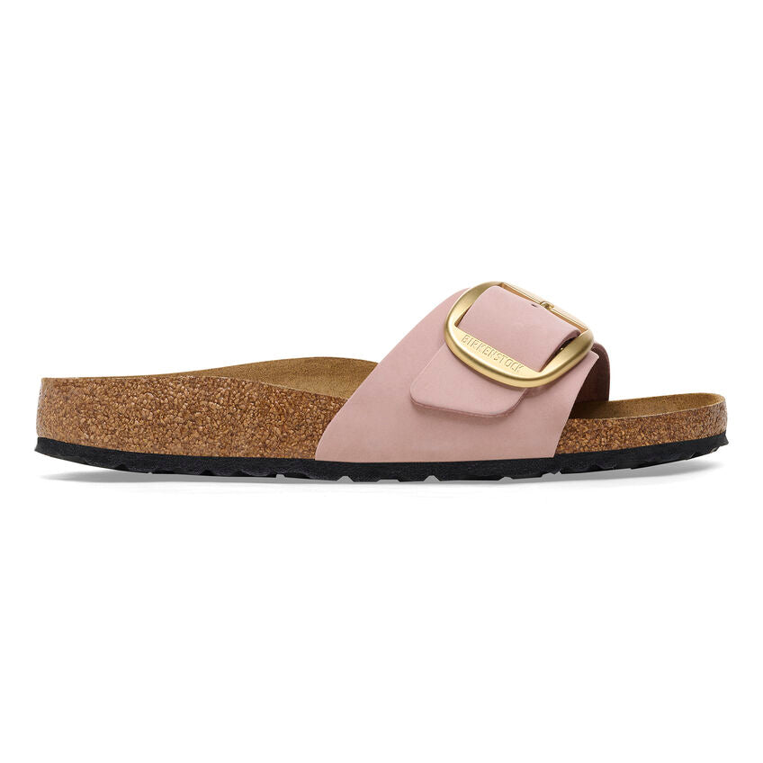 Birkenstock MADRID BIG BUCKLE 1027056 Soft Pink | Nubuck Largeur Étroite - Dealorys