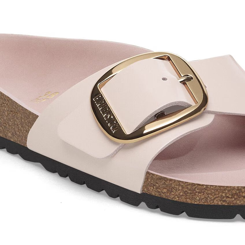Birkenstock MADRID BIG BUCKLE 1029448 High Shine Light Rose | Cuir Largeur Étroite - Dealorys