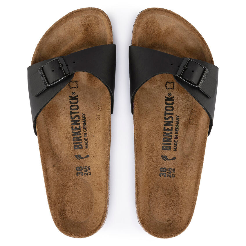 Birkenstock MADRID 040793 Noir Birko-Flor Largeur Étroite - Dealorys