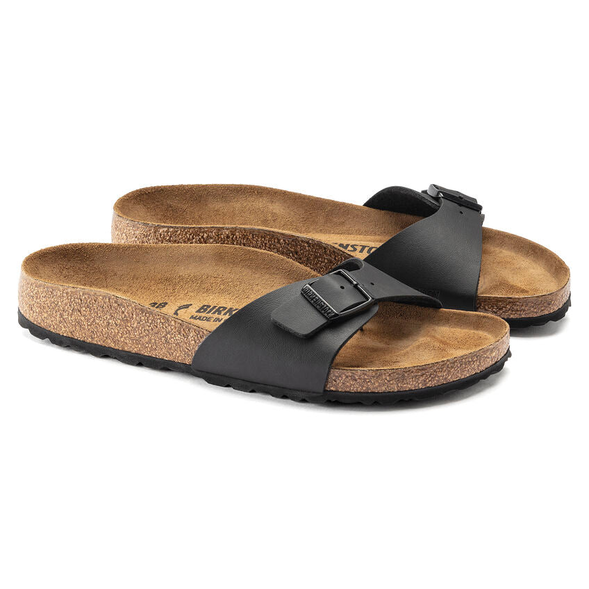 Birkenstock MADRID 040793 Noir Birko-Flor Largeur Étroite - Dealorys