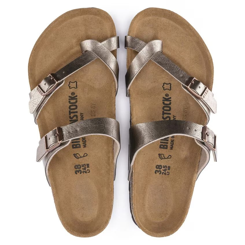 Birkenstock MAYARI 1016408 Graceful Taupe | Birko-Flor Largeur régulière - Dealorys