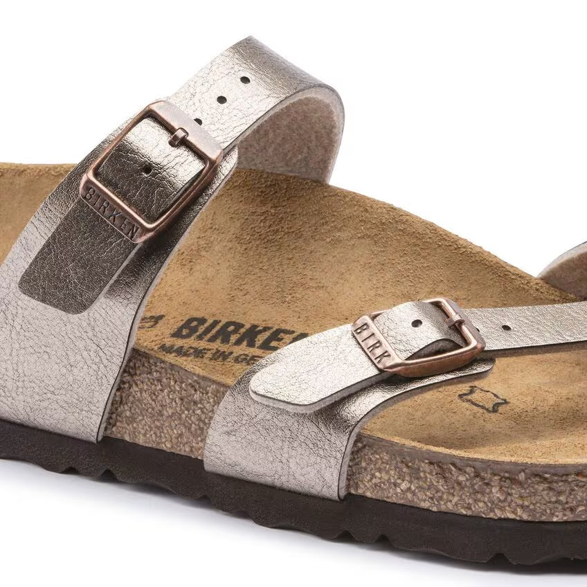 Birkenstock MAYARI 1016408 Graceful Taupe | Birko-Flor Largeur régulière - Dealorys