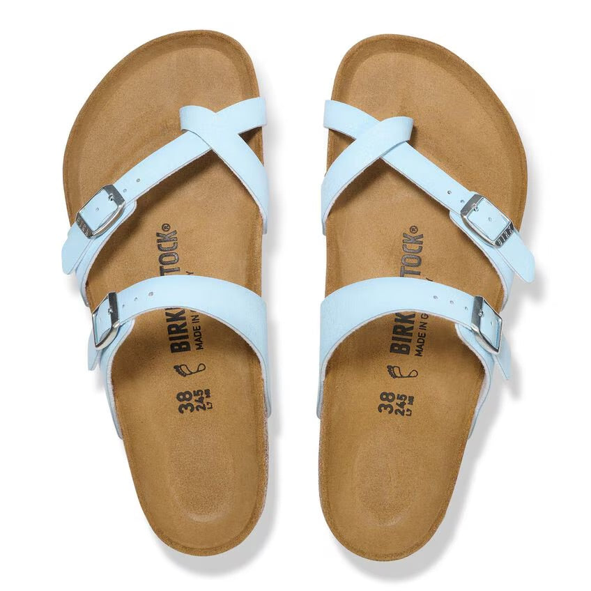 Birkenstock MAYARI 1030161 Finished Sky | Birkibuc Largeur Régulière - Dealorys