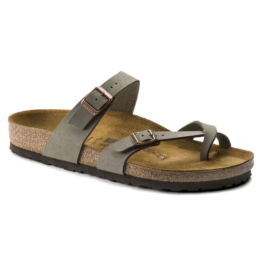 Birkenstock MAYARI 71071 Stone | Birkibuc Largeur Régulière - Dealorys